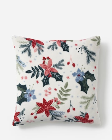 Christmas Floral Cushion