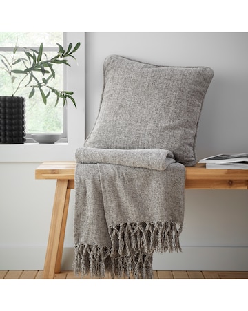Catherine Lansfield Plain Chenille Throw