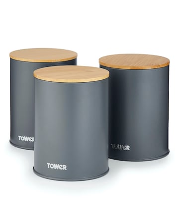 Tower Scandi 5 Piece Storage Set Grey