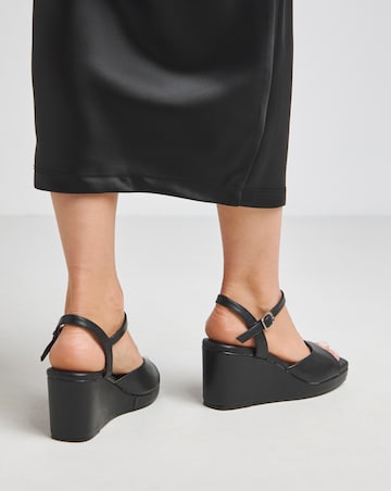 Simply Be Lexia Wedge Sandals - Extra Wide Fit (EEE)