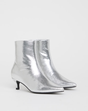 Mambo Kitten Heel Ankle Boots - Wide Fit (E)