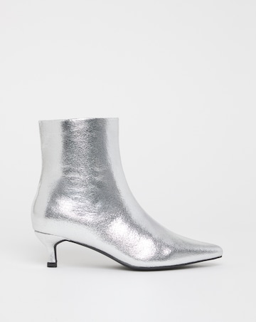 Mambo Kitten Heel Ankle Boots - Wide Fit (E)