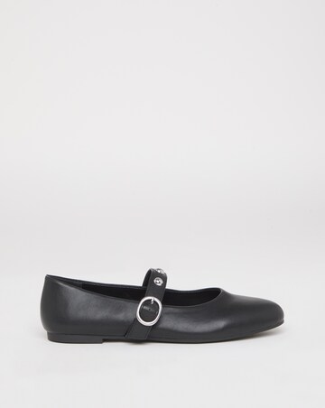 Optimism Studded Mary Jane Ballerina Shoes - Wide Fit (E)