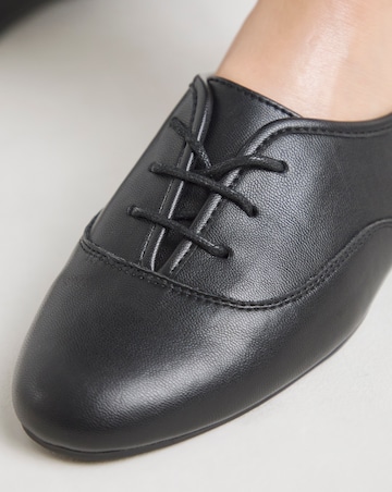 Ravenna Lace Up Ballerina Shoes - Wide Fit (E)