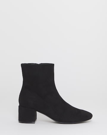 Anastasia Low Block Heel Ankle Boots - Extra Wide Fit (EEE)