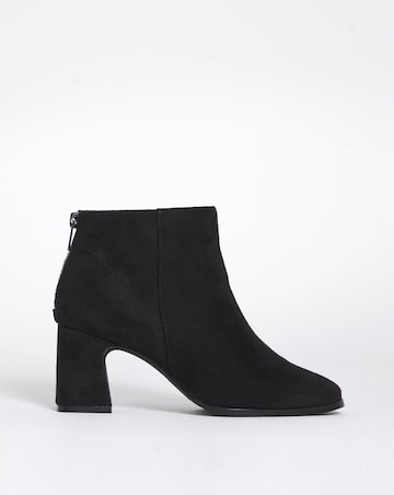Kiana Zip Detail Shoe Boots - Wide Fit (E)