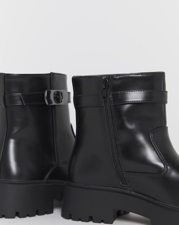 Megara Chunky Ankle Boot - Extra Wide Fit (EEE)