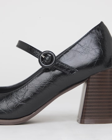 Elodie Vintage Mary Jane Platform Court Shoes - Extra Wide Fit (EEE)