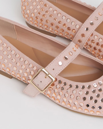 Addison Diamante Mary Jane Shoes - Extra Wide Fit (EEE)