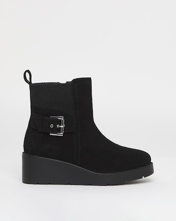 Natalie Wedge Chelsea Boots - Wide Fit (E)
