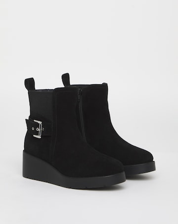 Natalie Wedge Chelsea Boots - Wide Fit (E)