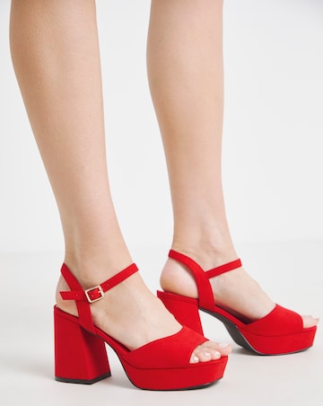 Jive Two Part Platform Heels - Extra Wide Fit (EEE)