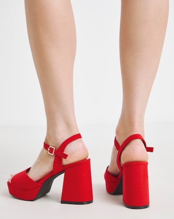 Jive Two Part Platform Heels - Extra Wide Fit (EEE)