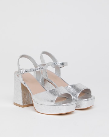 Jive Two Part Platform Heels - Wide Fit (E)