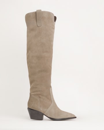 Kairo Suede Over Knee Multi Wear Western Boots - Wide Fit (E) & Standard Calf