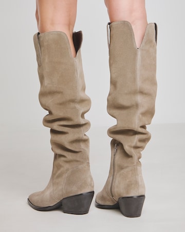 Kairo Suede Over Knee Multi Wear Western Boots - Wide Fit (E) & Standard Calf