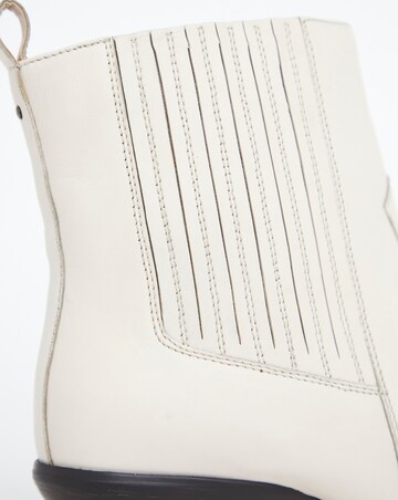 Katya Leather Pointed Chelsea Western Ankle Boots - Wide Fit (E)