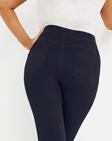 Simply Be Sculpt & Define Black Bootcut Jeggings