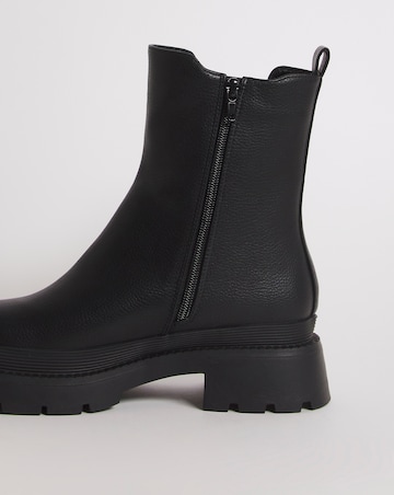 Cady Chunky Chelsea Ankle Boots - Wide Fit (E)