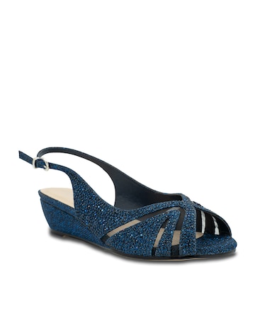 Paradox London Jocelyn Wide E Fit Wedges