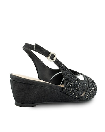 Paradox London Jocelyn Wide E Fit Wedges