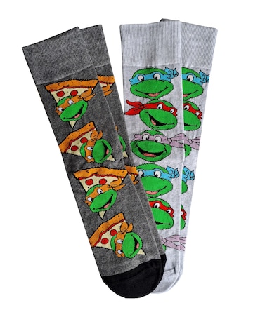 Mens 4pk The Joker & Turtles Gift Socks