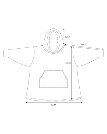 Oversize Cookie Monster Hoodie