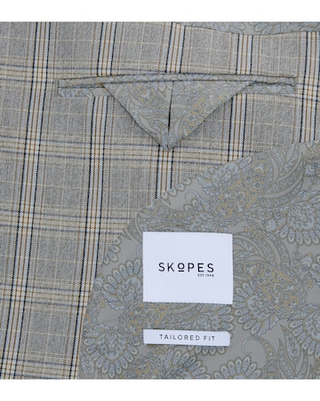 Skopes Dettori Suit Jacket Brown/Blue Check