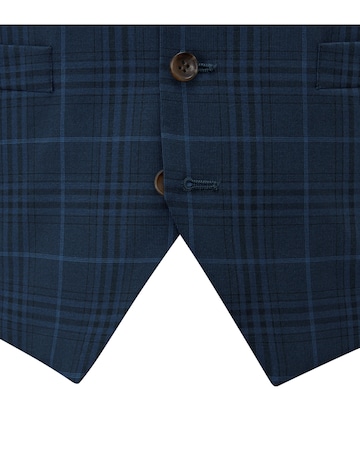 Skopes Spencer Suit Waistcoat Navy Check