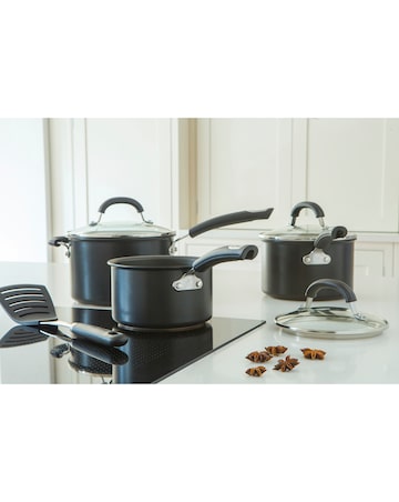 Circulon Total Hard Anodised 5 Piece Pan Set