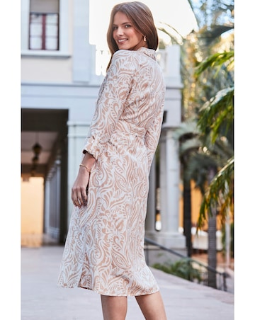 Sosandar Linen Shirt Dress