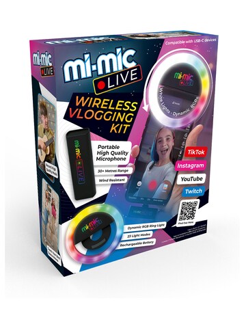 Mi-Mic Video Maker Kit with Microphone Hub & LED Ring Light USB-C
